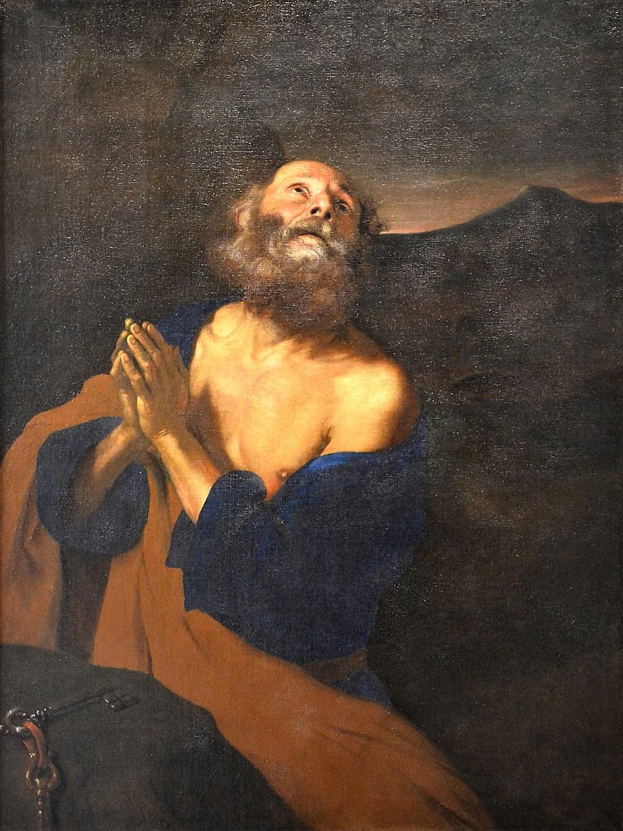 San Pietro in preghiera - Louvre, Parigi